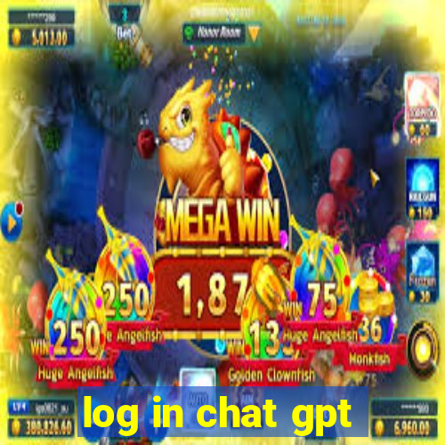 log in chat gpt